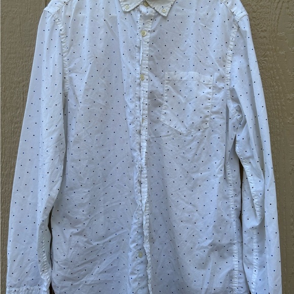 Banana Republic White Long Sleeve Tee Classic Cotton - Picture 4 of 7